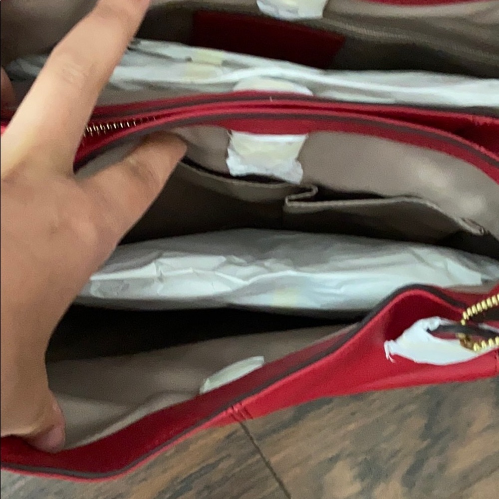 Coach red leather Campbell hobo bag - Picture 6 of 10